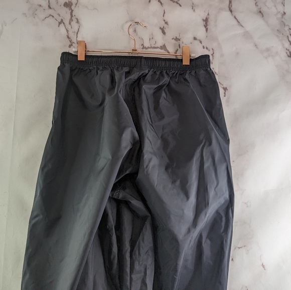 Vintage Nike Pant Women Medium Windbreaker Track Black Lightweight Shell 90s - Picture 6 of 13